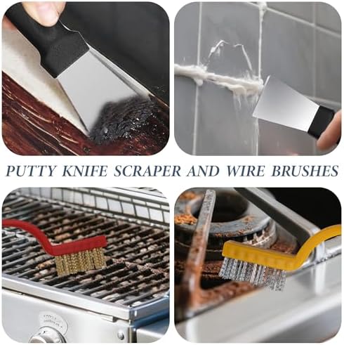 15pcs Crevice Cleaning Brush, Hard Bristle Brushes, Grout Cleaner Brush - Image 3
