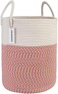 XUANGUO Cotton Rope Laundry Basket Hamper by XUANGUO