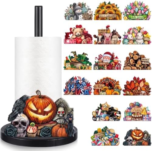 LemonRoad 17 Pcs Fall Interchangeable Paper Towel Holder Decorative by Unknown