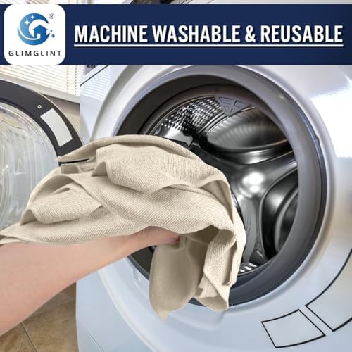 GLIMGLINT Microfiber Cleaning Cloth, 12 Pack Towels - Image 6