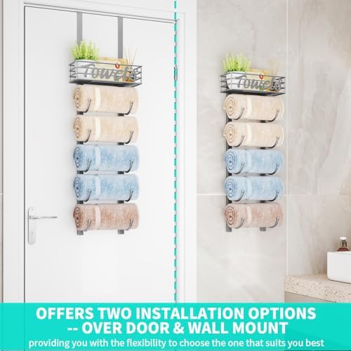 HapiRm Towel Racks for Bathroom Storage - Image 2
