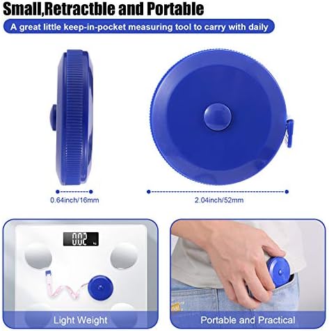 Tape Measures Retractable, Fabric Measuring Tape, 60 Inch Small Sewing Tape - Image 2