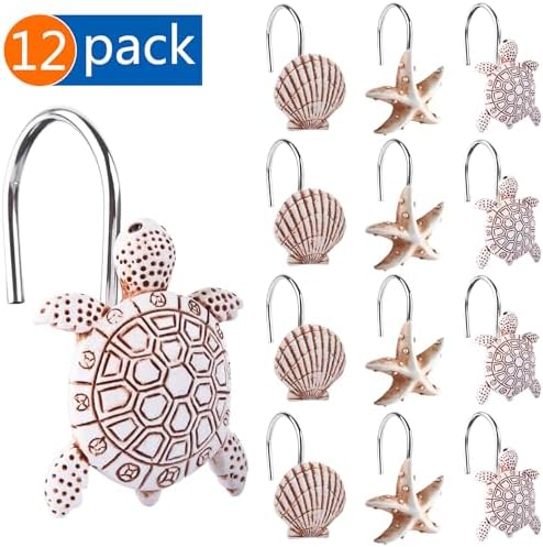 Decorative Shower Curtain Hooks - Image 5