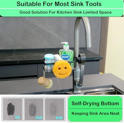 Smiley Sponge Holder Over Faucet - Image 3