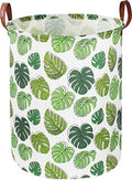 NTAOHAMPER Round Green Laundry Hamper, Jungle Themed Nursery Decor, Tropical by NTAOHAMPER