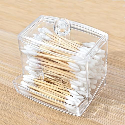 Cotton Swab Holder with Lid - Image 2