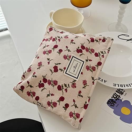 Floral Cosmetic Bags, Corduroy Makeup Bag - Image 6