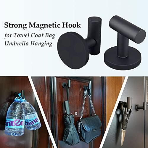 ULIBERMAGNET Strong Magnetic Coat Hooks, Heavy Duty Rubber Coated Magnets Hook - Image 6