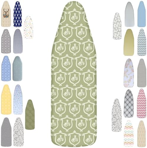 Insulated Mini Ironing Board Cover and Pad 11.8x35.4-15.7x43.3 Inch, 100% by Unknown
