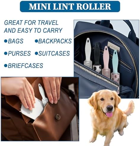 40Pcs Mini Lint Roller Travel Size, Mini Lint Roller - Image 6