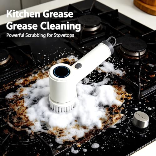 Cordless Spin Scrubber, IPX7 Electric Cleaning Brush - Image 5