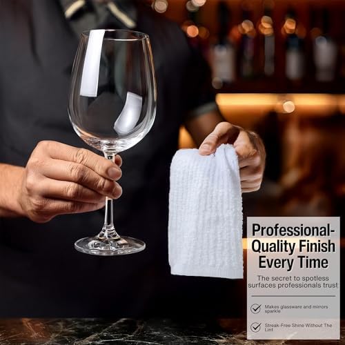 Dish Cloths, 100% Cotton Kitchen Towels, 12 Pack - Image 5