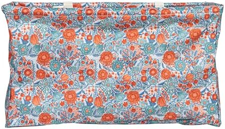 Household Essentials Flower Print Krush Container All-Purpose Utility Tote - Image 5