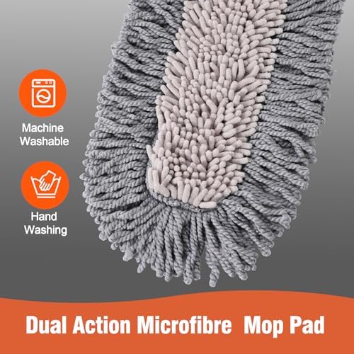 CLEANHOME Microfiber Dust Mop for Hardwood Floor Cleaning - Image 3