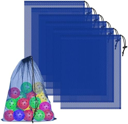 6 Pack Mesh Drawstring Bags by COIDEA