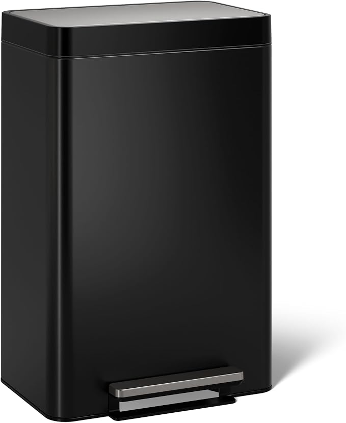 KOHLER K-20956-BST Dual Compartment Step Trash Can by Unknown