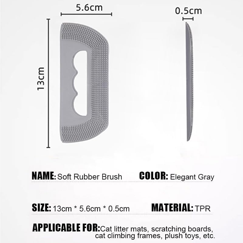 Silicone Pet Hair Remover – 2-Pack Portable Lint & Fur Scraper - Image 2