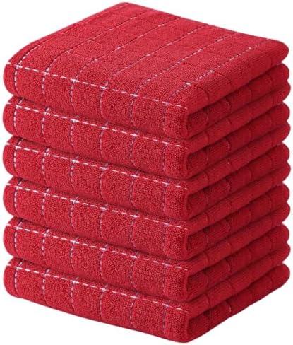 Kitinjoy 100% Cotton Terry Kitchen Towels, 13”x 28” by Kitinjoy