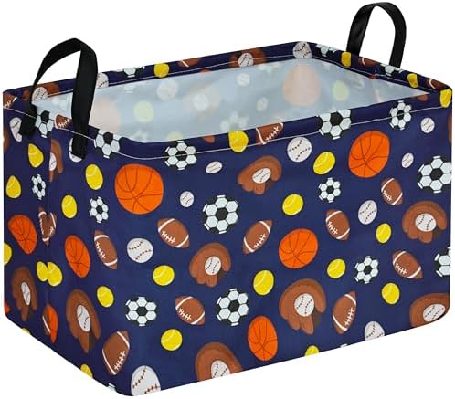MAIZMZ Kids Hamper Storage Bins Organizer Toy Box Laundry Basket Large Canvas by MAIZMZ