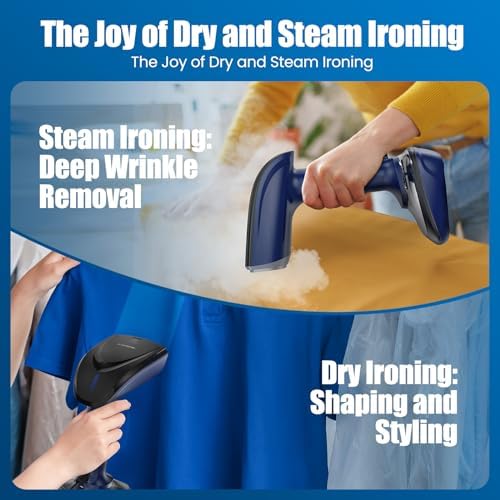 Powerful Handheld Fabric Steamer - 1800W - Image 5