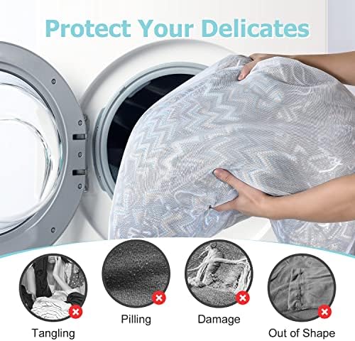 OTraki Large Mesh Laundry Bags 24x32 inch Hanging Delicates Mesh Laundry Bag - Image 6