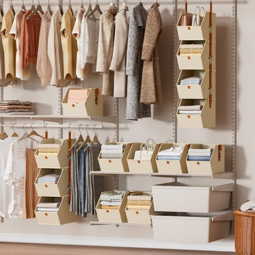 Homsorout Hanging Closet Organizer 4 Tier - Image 6