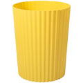 JiatuA Small Bathroom Trash Can Plastic Wastebasket Garbage Can Yellow | Sturdy by JiatuA