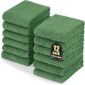 Homaxy 12 Pack Super Soft Absorbent Dish Towels, Grass Green by Homaxy