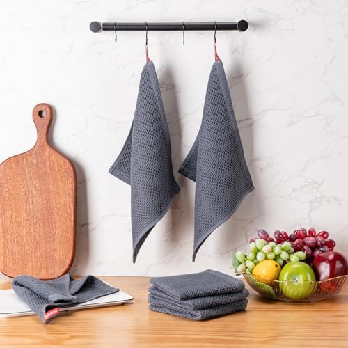 Kitchen Towels 6-Pack Kitchen Dish Cloths, 100% Cotton, 12x12 In - Image 6