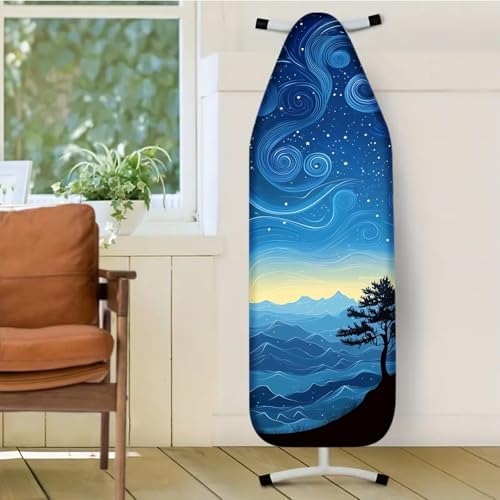 Nuxovilar Starry Sky Mountain Ironing Board Cover 15x54 Polyester - Image 2