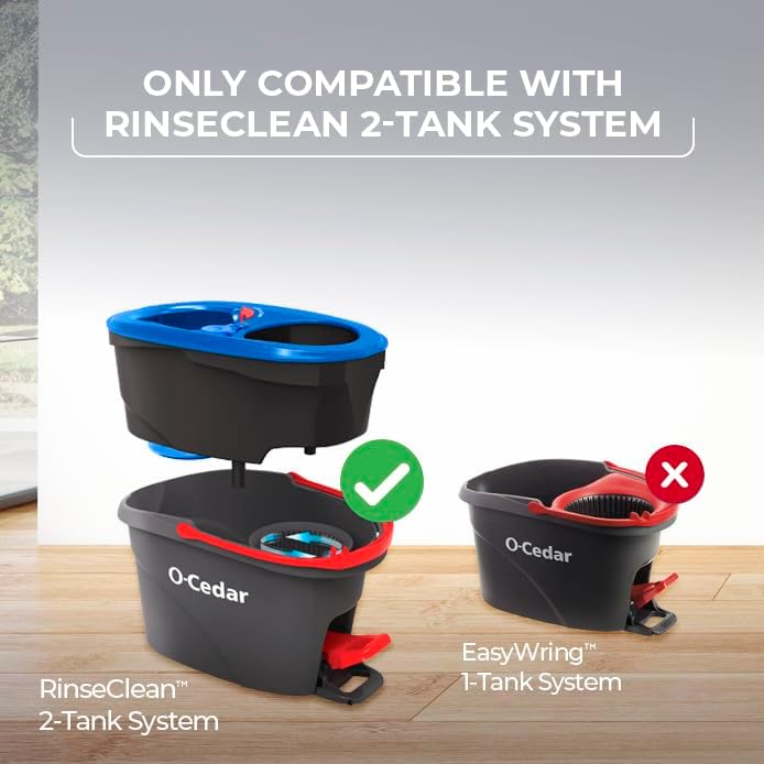 O-Cedar RinseClean Spin Mop Microfiber Refill, 1 CT - Image 2