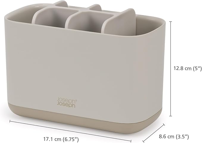 Joseph Joseph EasyStore Matte Finish Large Toothbrush Caddy Small - Image 2