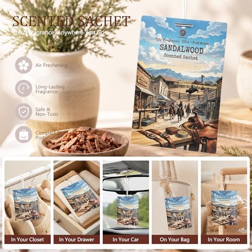US08-Fort Worth Sandalwood Sachets - Image 4