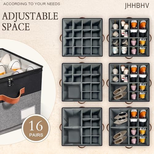 2 Pack Shoe Organizer for Closet - Image 2
