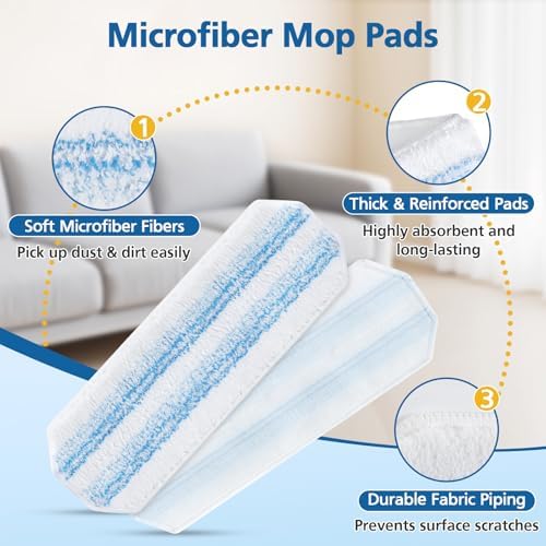 10 Pack H2prO Mop Pads Compatible - Image 3