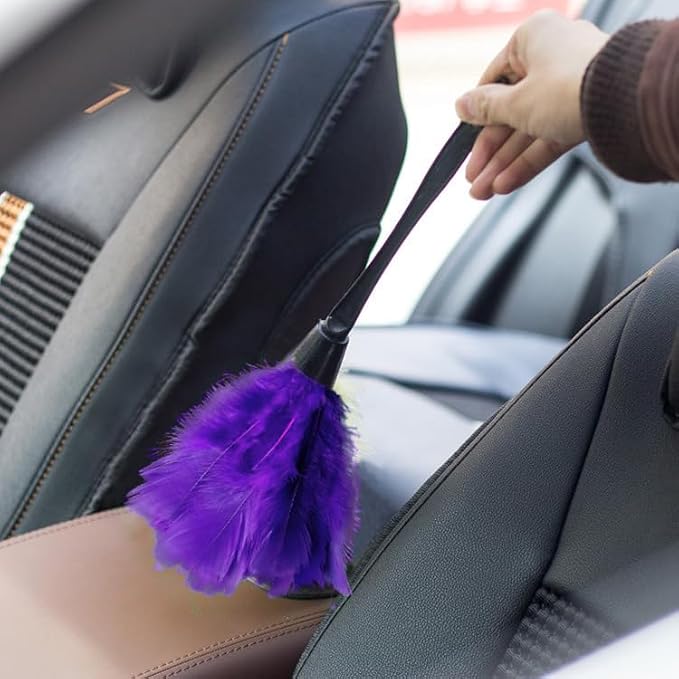 Turkey Feather Dusters for Cleaning Home Blinds Kitchen car Office, - Image 5