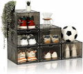 Translucent Black Shoe Storage Boxes, 2026 2nd Gen Thickened Hard Plastic by Fraphil