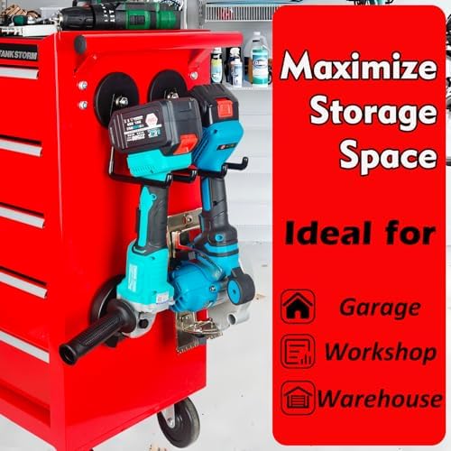 MUTUACTOR Super Strong Magnetic Hooks, Heavy Duty Magnetic Garage Hooks - Image 2