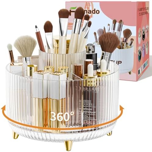fanado 360° Rotate Makeup Brush Holder Organizer, Makeup Organizers Countertop by Unknown