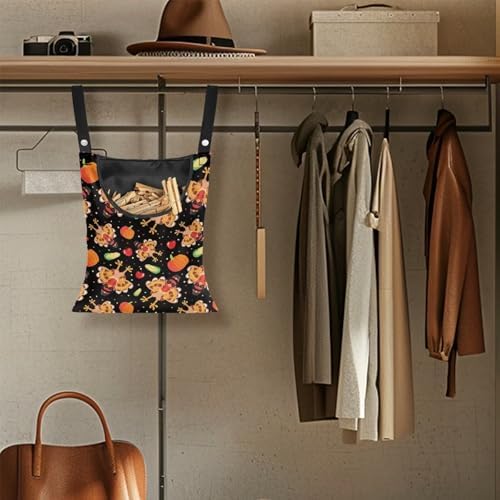Thanksgiving Turkey Pumpkin Extra Large Clothespin Bag - Image 5