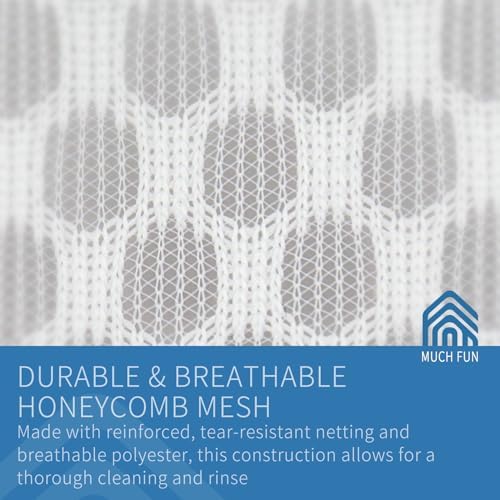 Muchfun 3Pcs Shoes Washing Machine Bag, Honeycomb Mesh Laundry Bags - Image 2