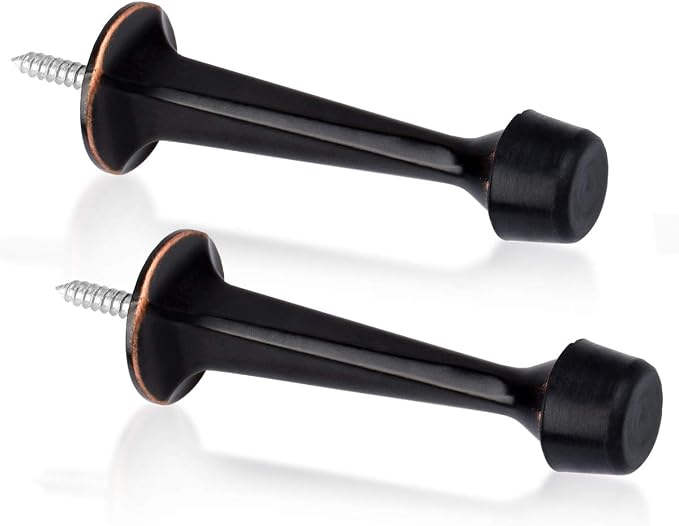 2 Pack Solid Rigid Door Stops by KOVOSCH