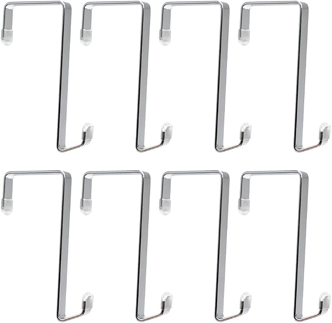 Heavy-duty Single Over Door Hooks, Stainless Steel Hanger Organizer by ZANQU