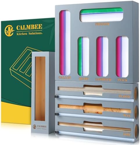 Calmbee 9 in 1 Bamboo Storage Bag Organizer by Calmbee