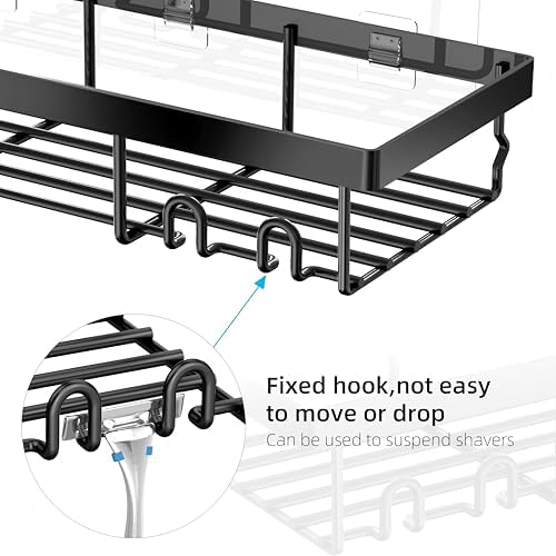 Moforoco 3-Pack Shower Caddy Basket Shelf - Image 4