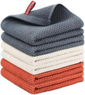 Nialnant 6 Pack Kitchen Towels, Large 100% Cotton Hand Towels, Absorbent Dish by Nialnant