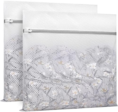 Muchfun 2Pcs Durable Diamond Mesh Laundry Bags by Muchfun