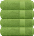 GLAMBURG Premium Cotton 4 Pack Bath Towel Set by GLAMBURG