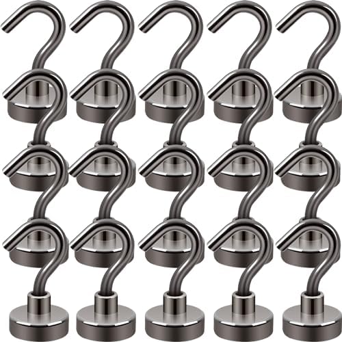 Neosmuk Magnetic Hooks, Cruise Ship Essentials, 30lb+ Heavy Duty Magnetic Hooks by Neosmuk