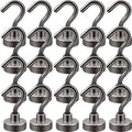 Neosmuk Magnetic Hooks, Cruise Ship Essentials, 30lb+ Heavy Duty Magnetic Hooks by Neosmuk